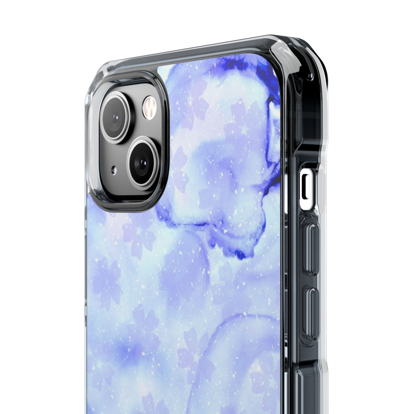 Lavendel Artsy Petal Bloom Magnetic Clear Impact Case