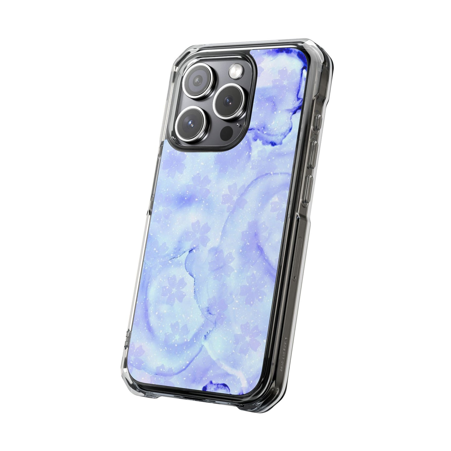 Lavendel Artsy Petal Bloom Magnetic Clear Impact Case