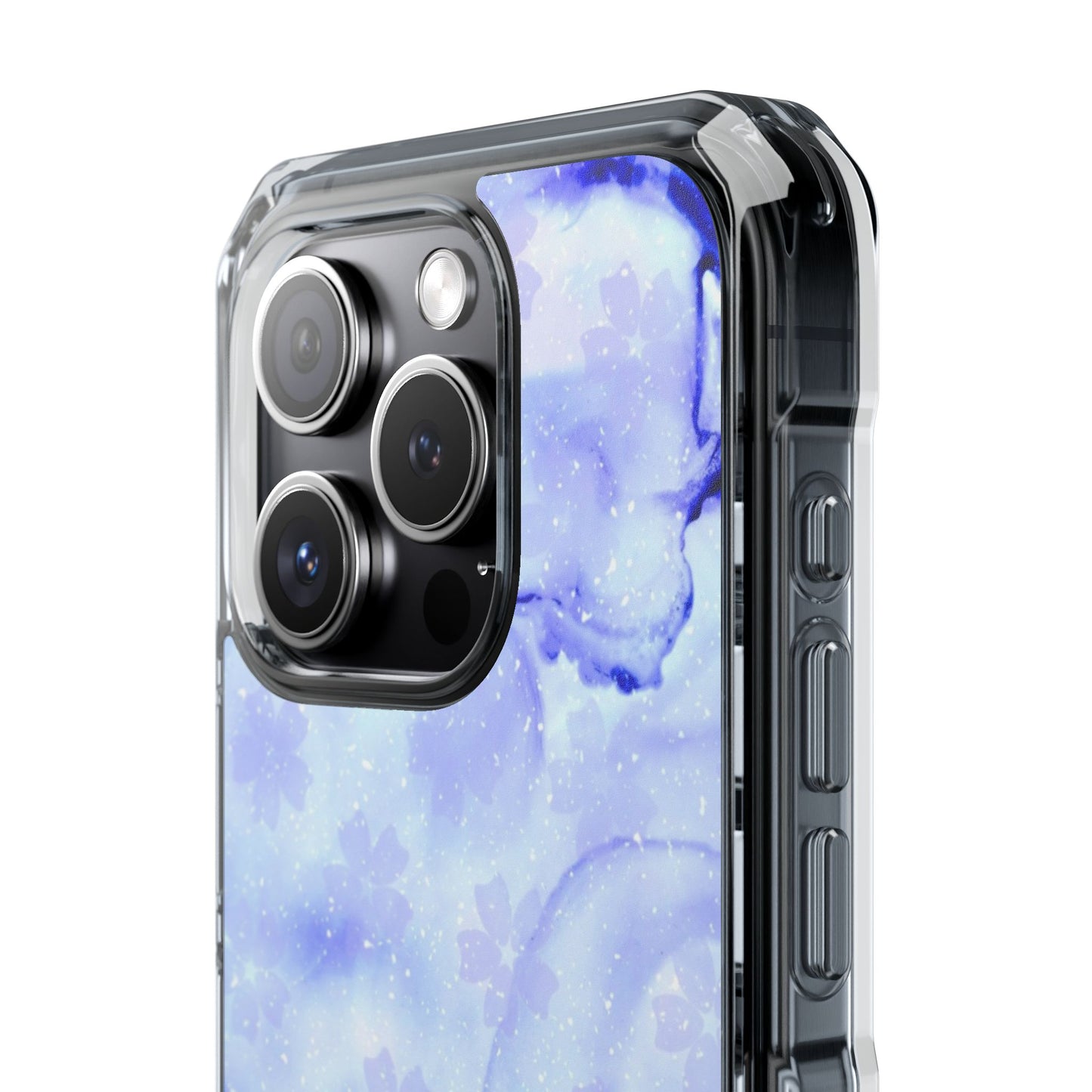 Lavendel Artsy Petal Bloom Magnetic Clear Impact Case