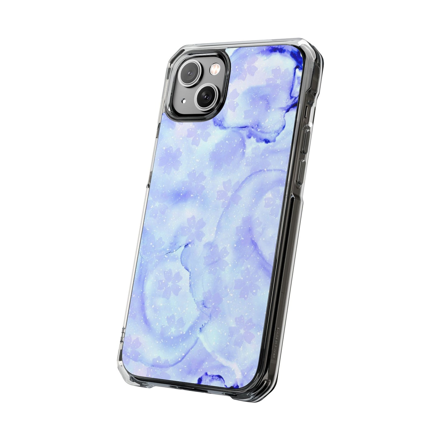 Lavendel Artsy Petal Bloom Magnetic Clear Impact Case