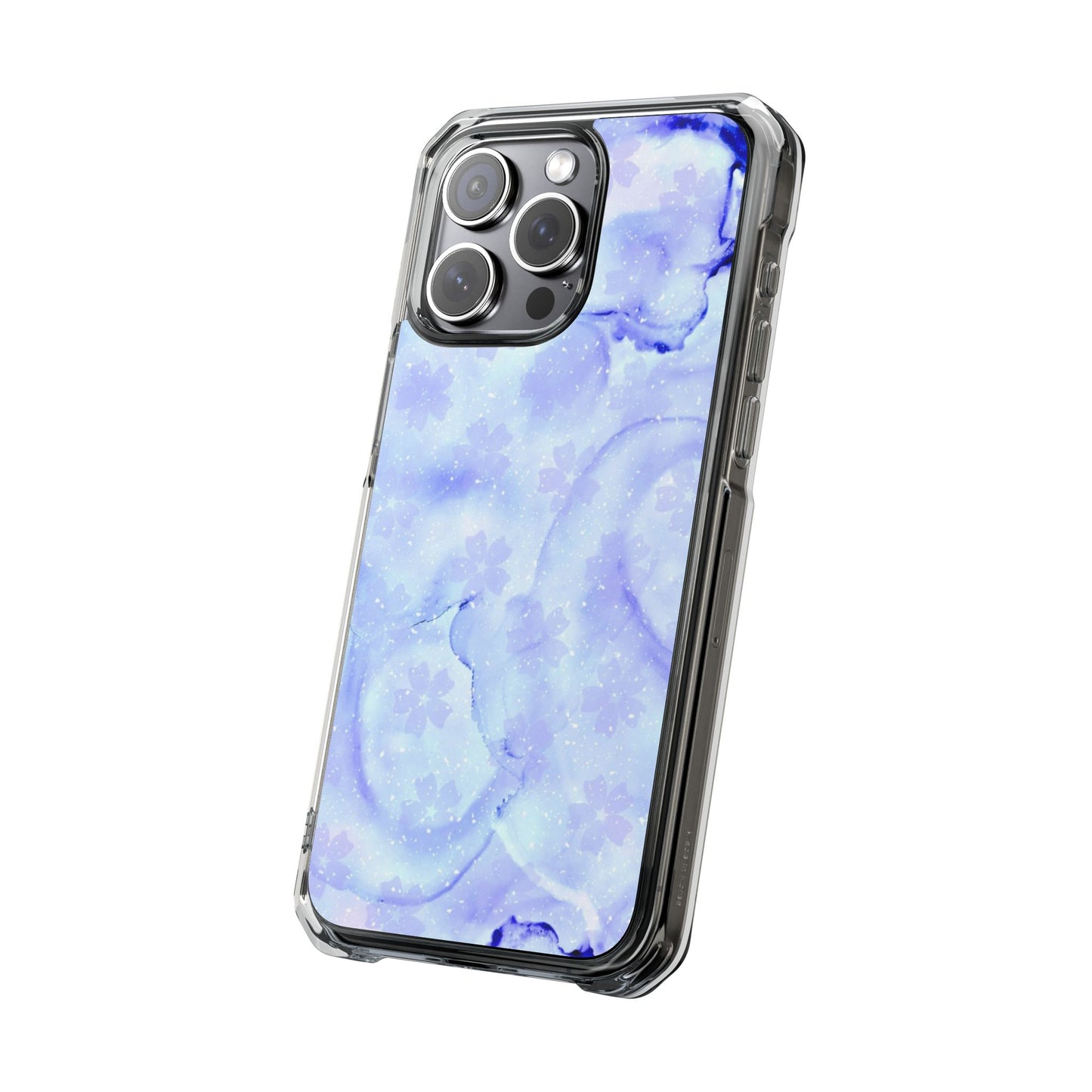 Lavendel Artsy Petal Bloom Magnetic Clear Impact Case