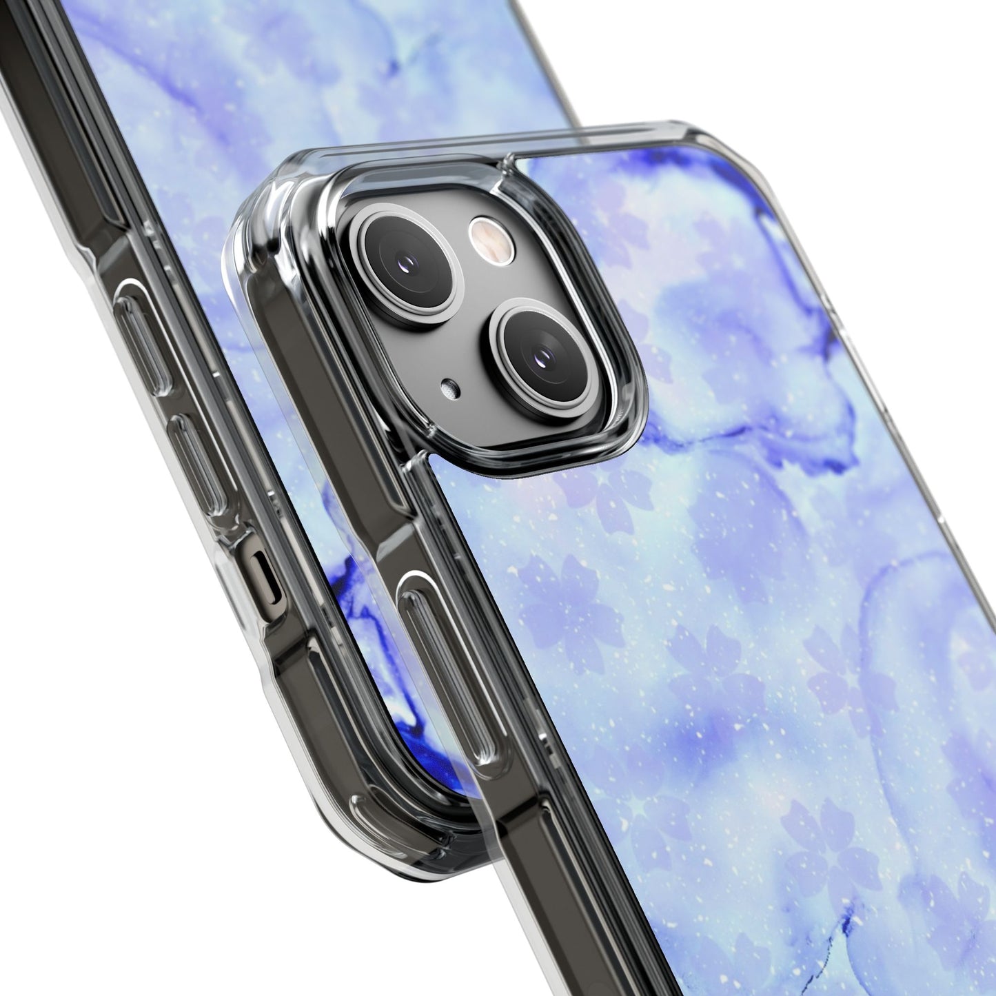 Lavendel Artsy Petal Bloom Magnetic Clear Impact Case