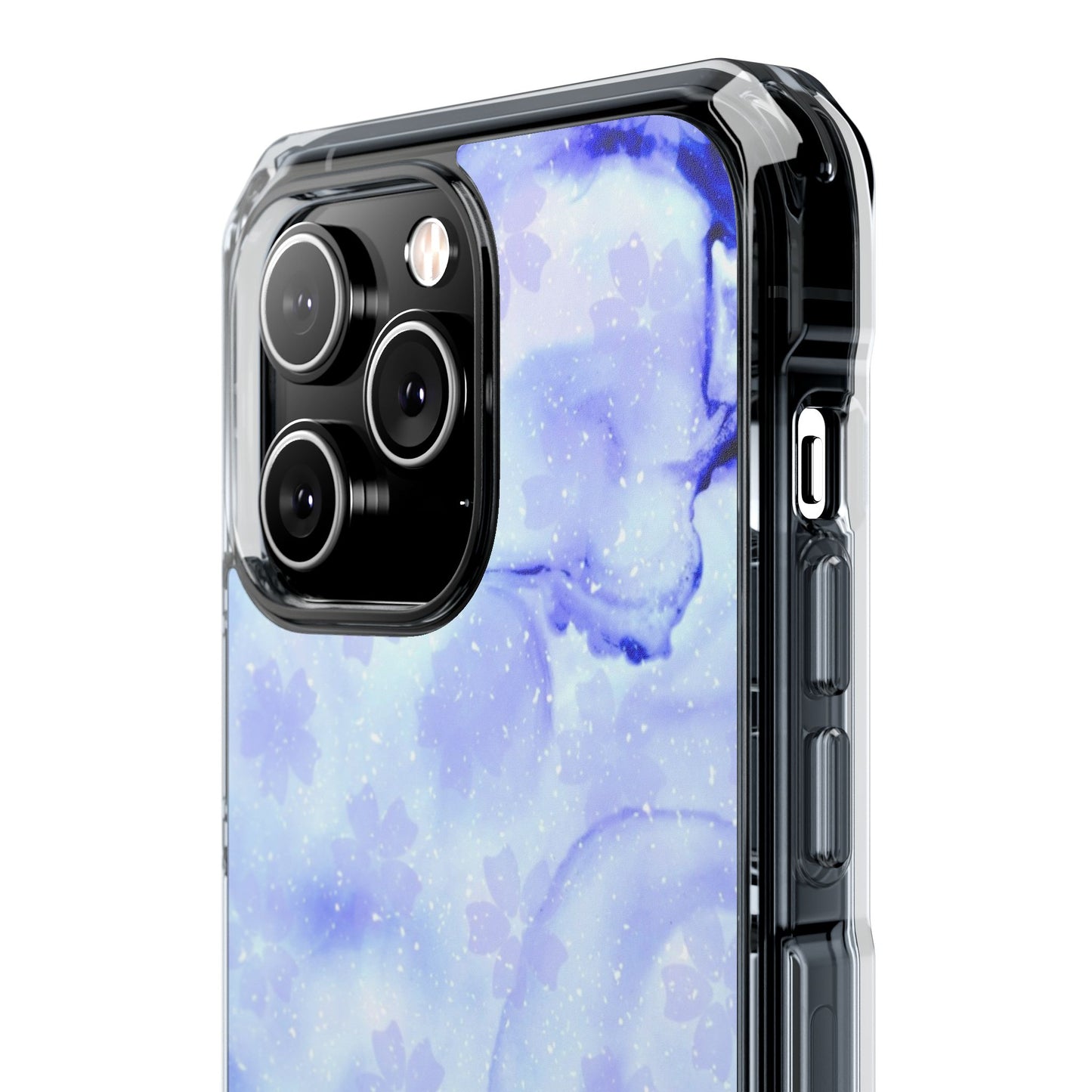 Lavendel Artsy Petal Bloom Magnetic Clear Impact Case