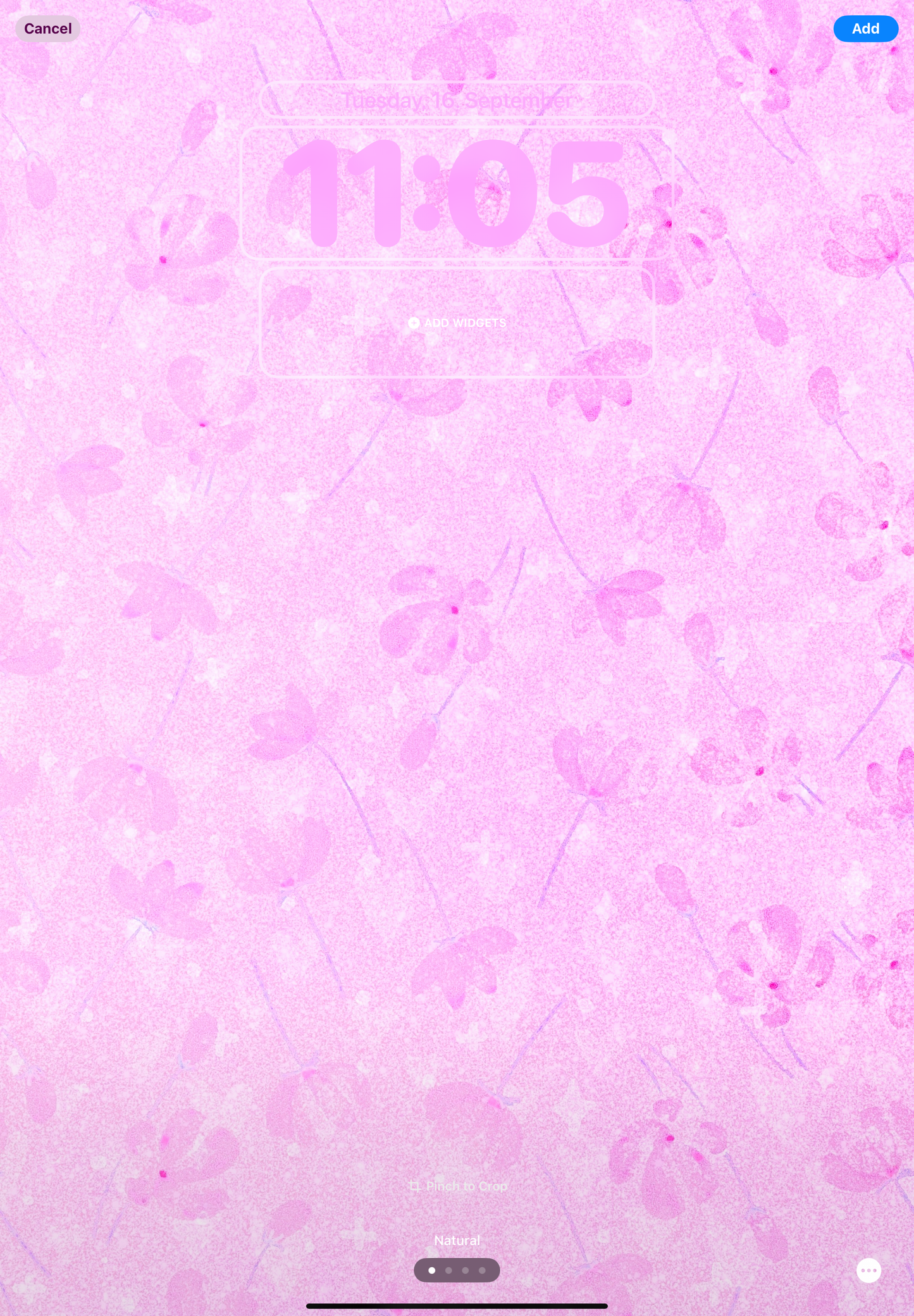 4x Cozy Floral Lockscreen Wallpapers