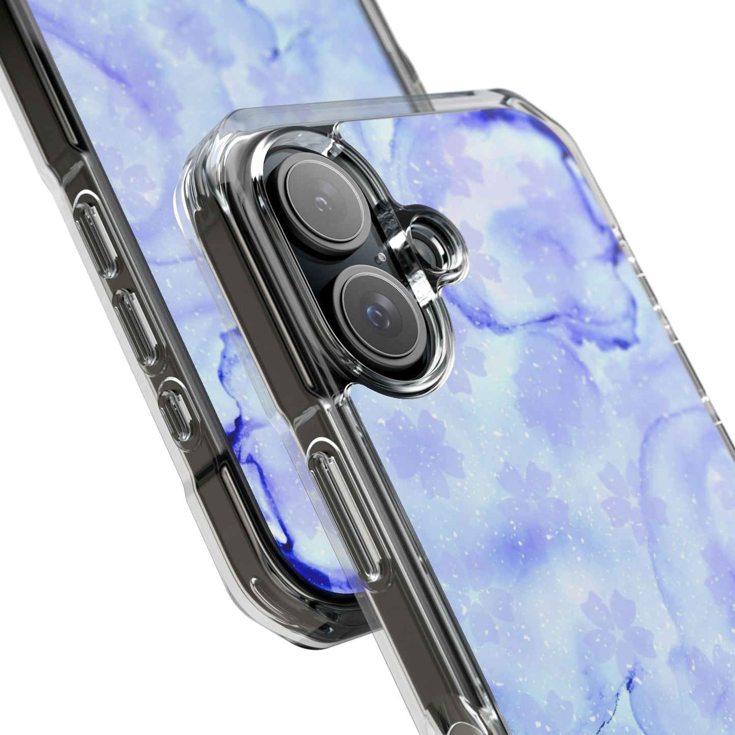Lavendel Artsy Petal Bloom Magnetic Clear Impact Case