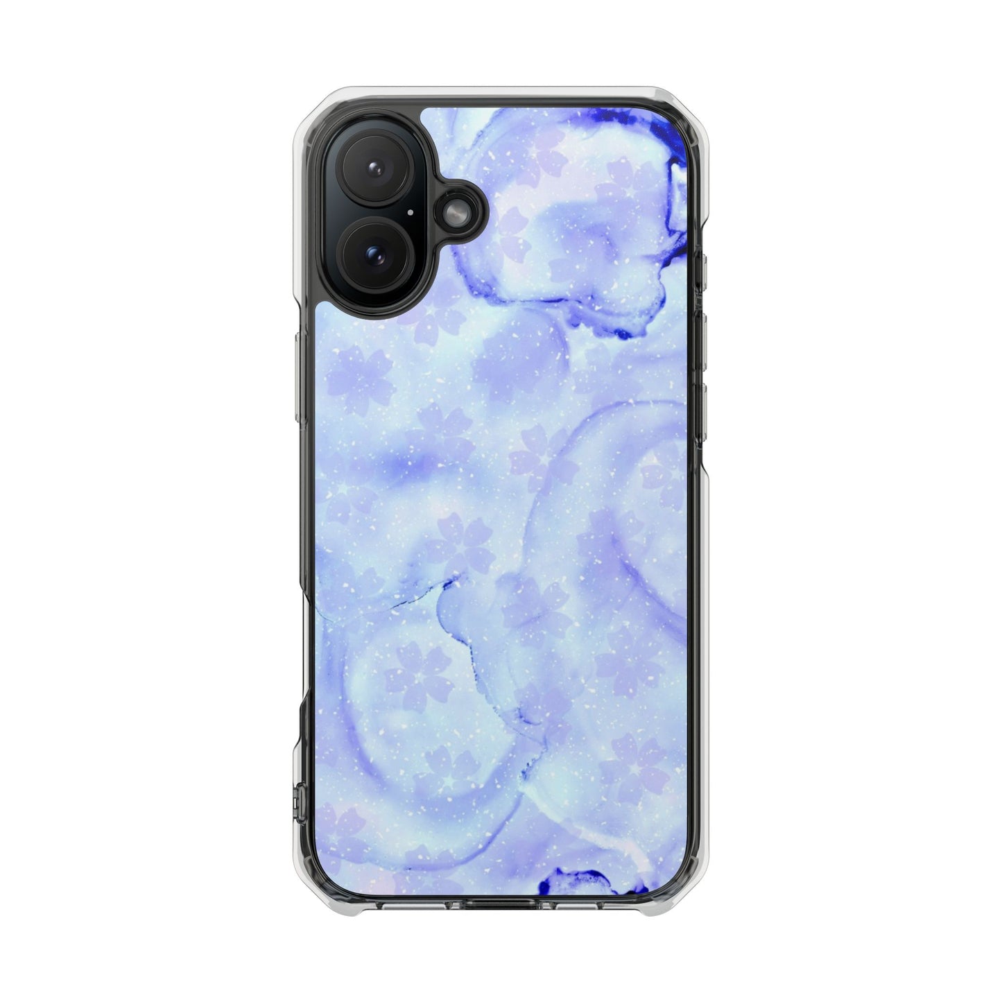 Lavendel Artsy Petal Bloom Magnetic Clear Impact Case