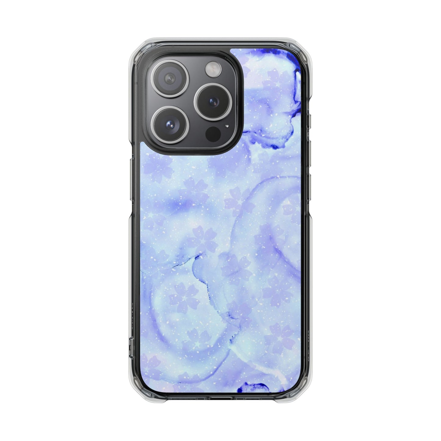Lavendel Artsy Petal Bloom Magnetic Clear Impact Case