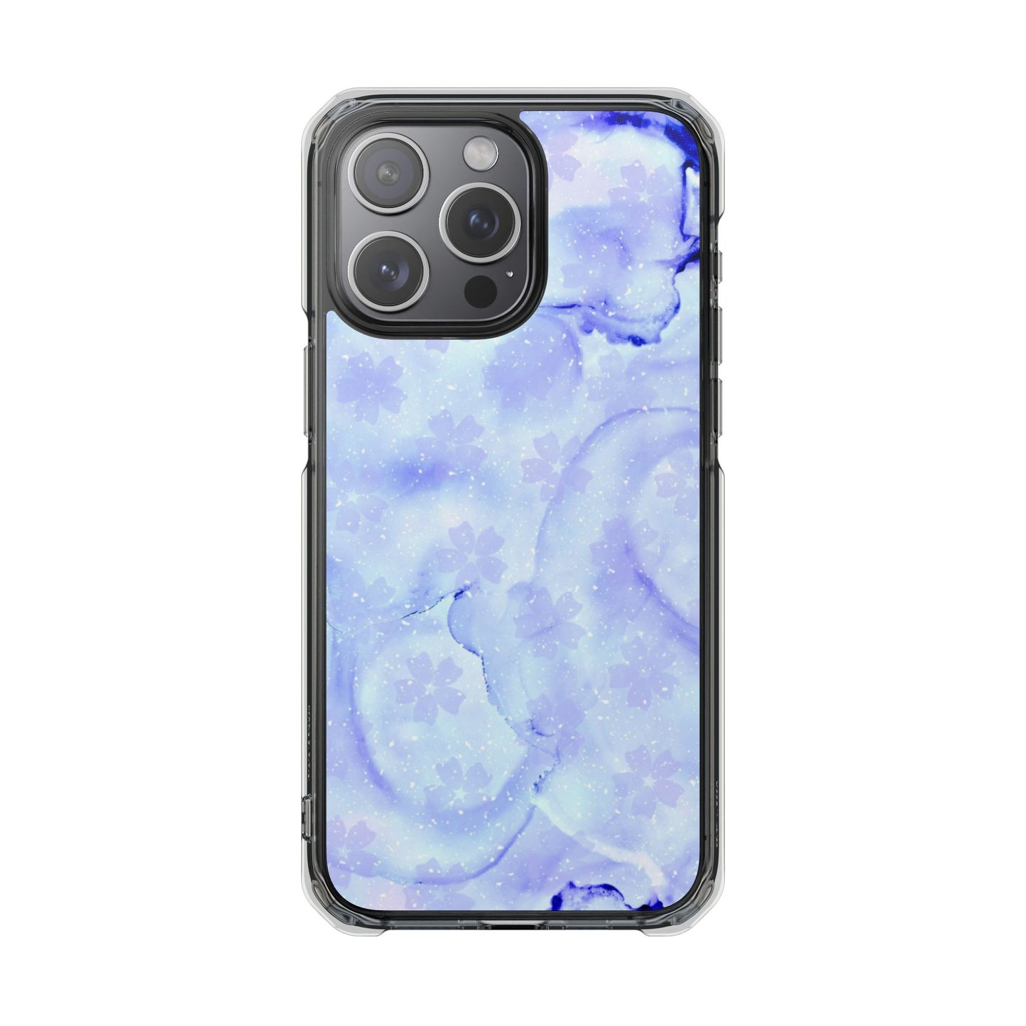 Lavendel Artsy Petal Bloom Magnetic Clear Impact Case