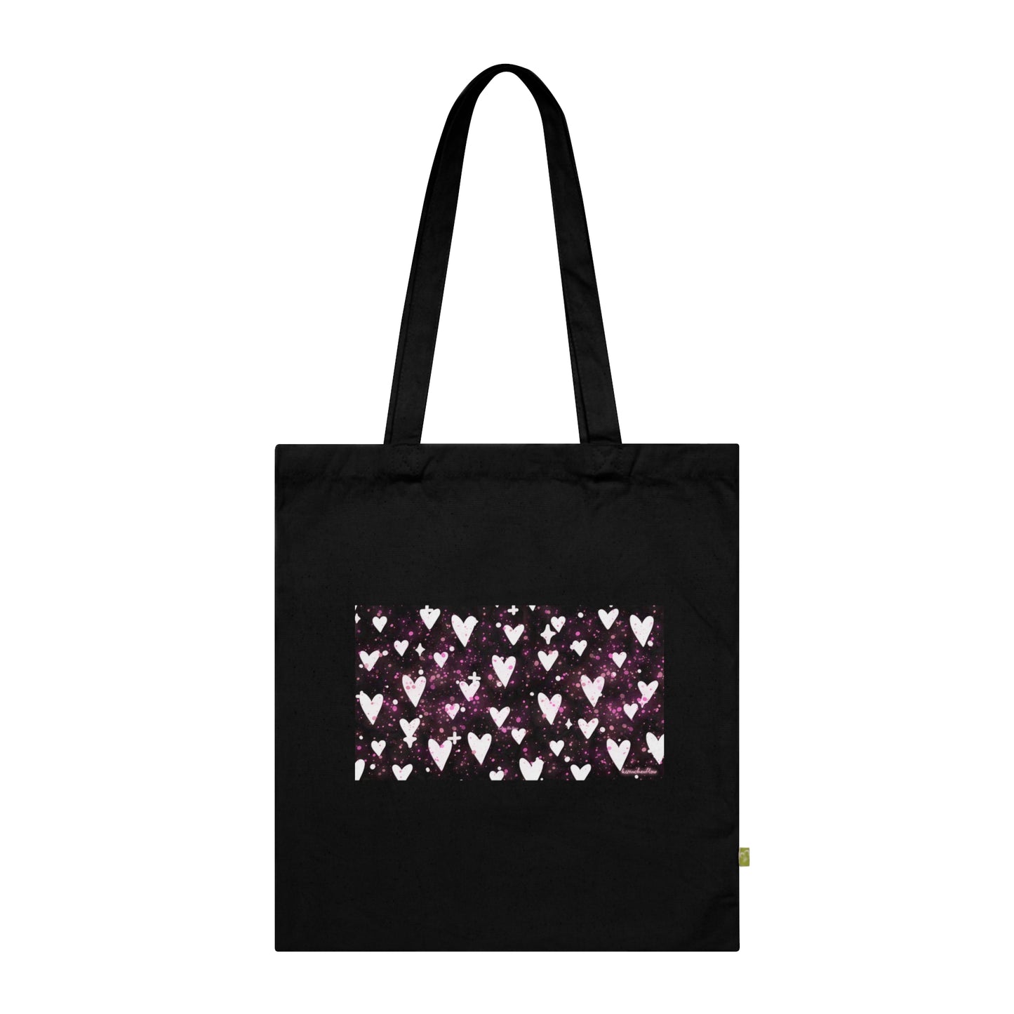Cuty Hearts Organic Cotton Tote Bag