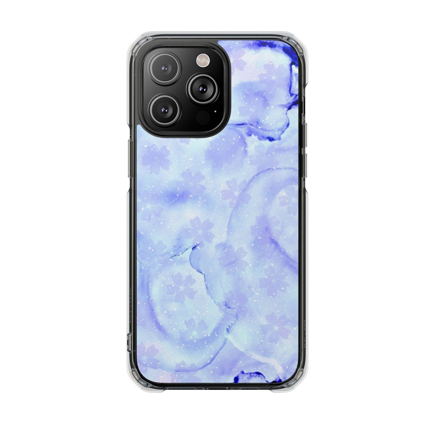 Lavendel Artsy Petal Bloom Magnetic Clear Impact Case