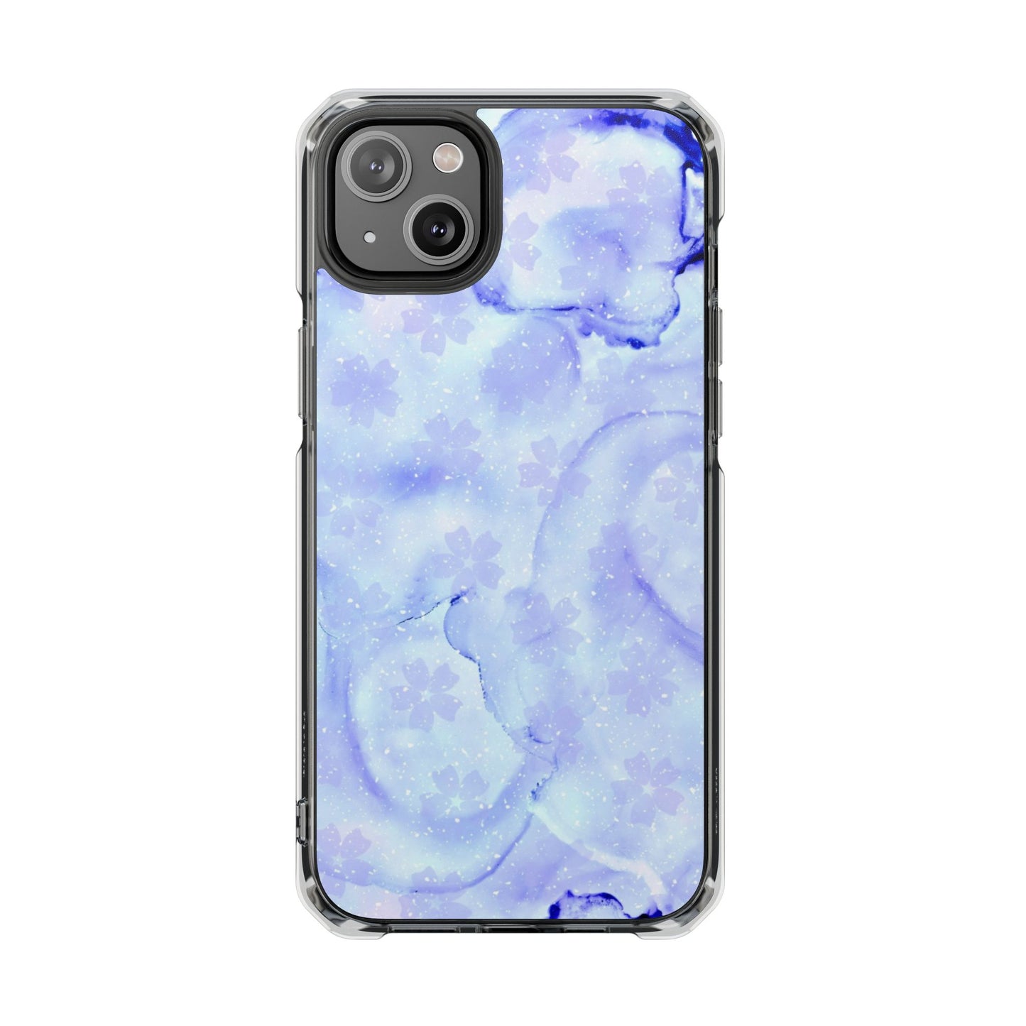 Lavendel Artsy Petal Bloom Magnetic Clear Impact Case