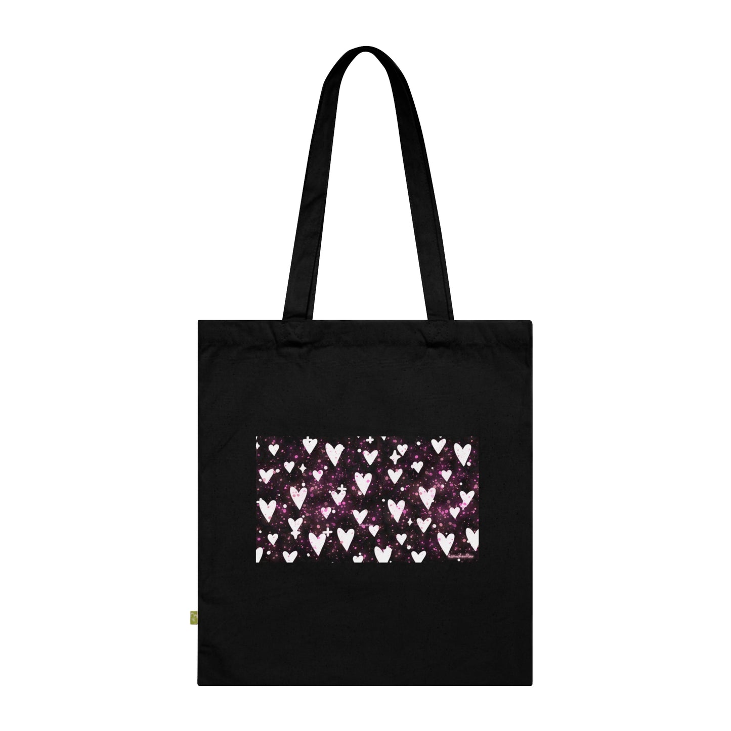 Cuty Hearts Organic Cotton Tote Bag