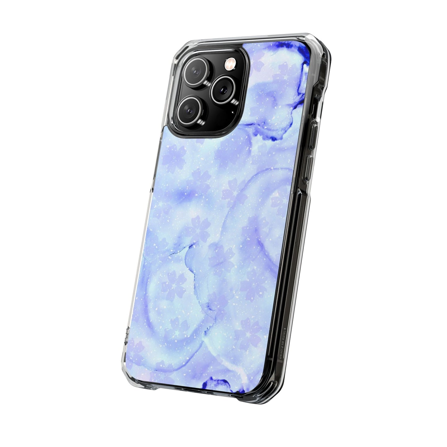 Lavendel Artsy Petal Bloom Magnetic Clear Impact Case
