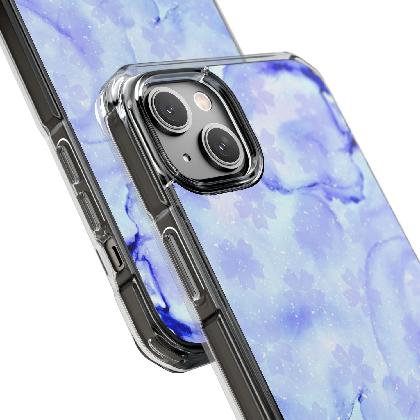 Lavendel Artsy Petal Bloom Magnetic Clear Impact Case