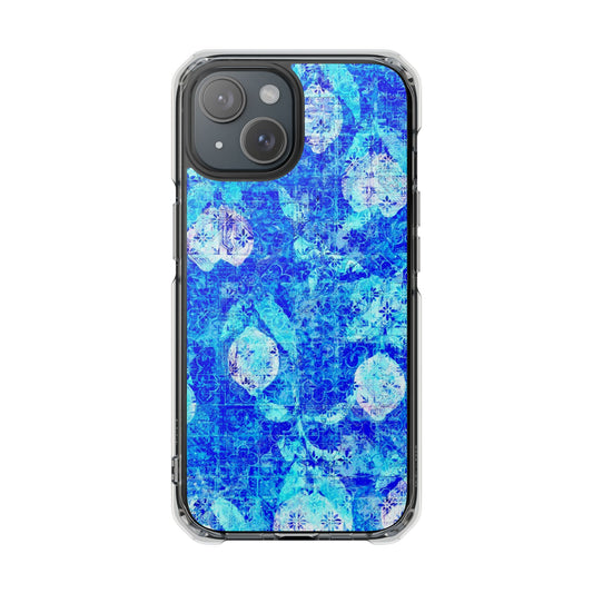 Citrus Mediterran Vintage MagSafe Clear Impact iPhone Case