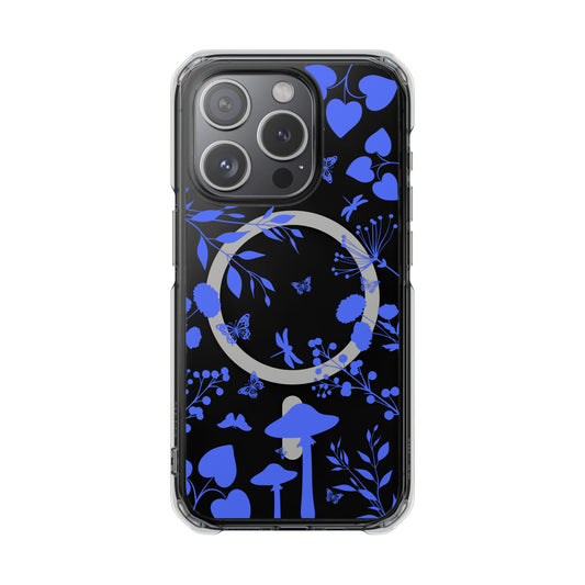 Clear Blue Cute Bloom IPhone Case