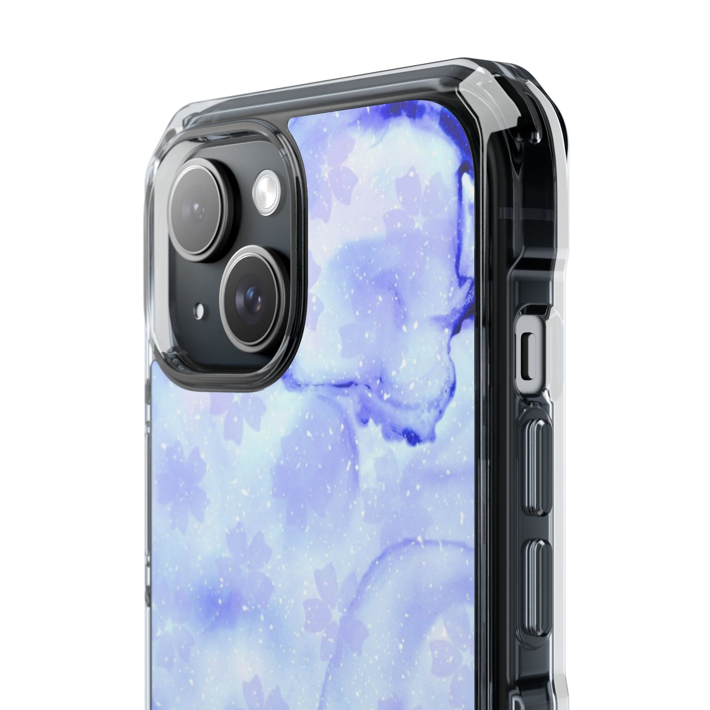 Lavendel Artsy Petal Bloom Magnetic Clear Impact Case