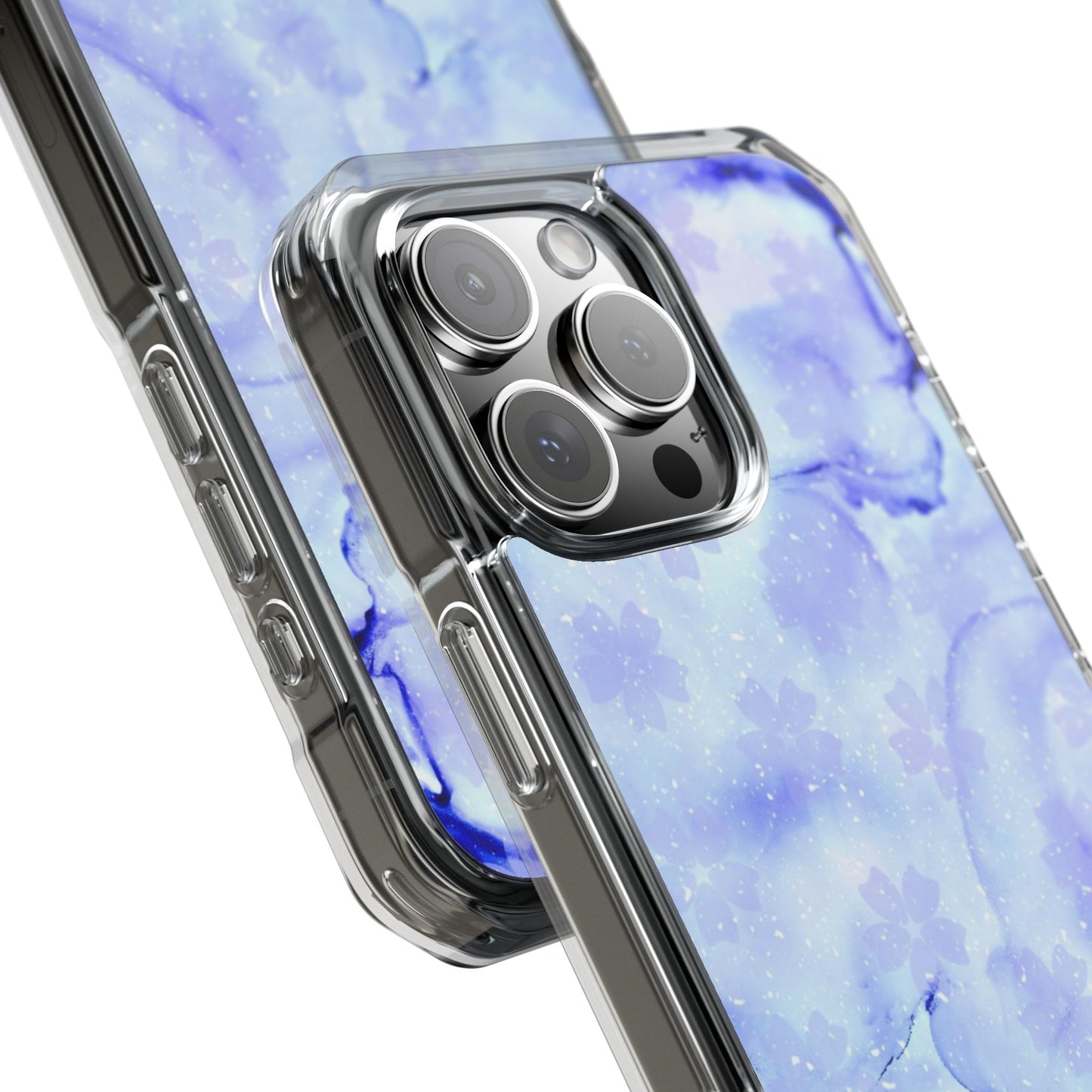 Lavendel Artsy Petal Bloom Magnetic Clear Impact Case