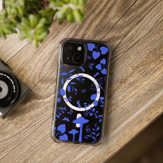 Clear Blue Cute Bloom IPhone Case