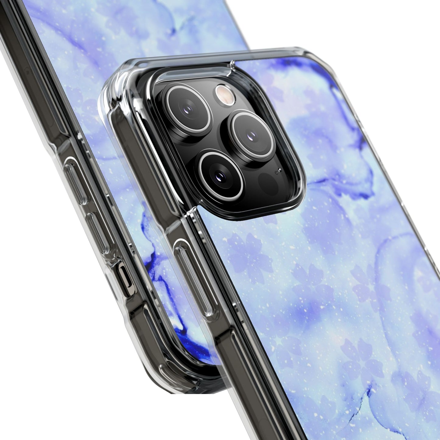 Lavendel Artsy Petal Bloom Magnetic Clear Impact Case