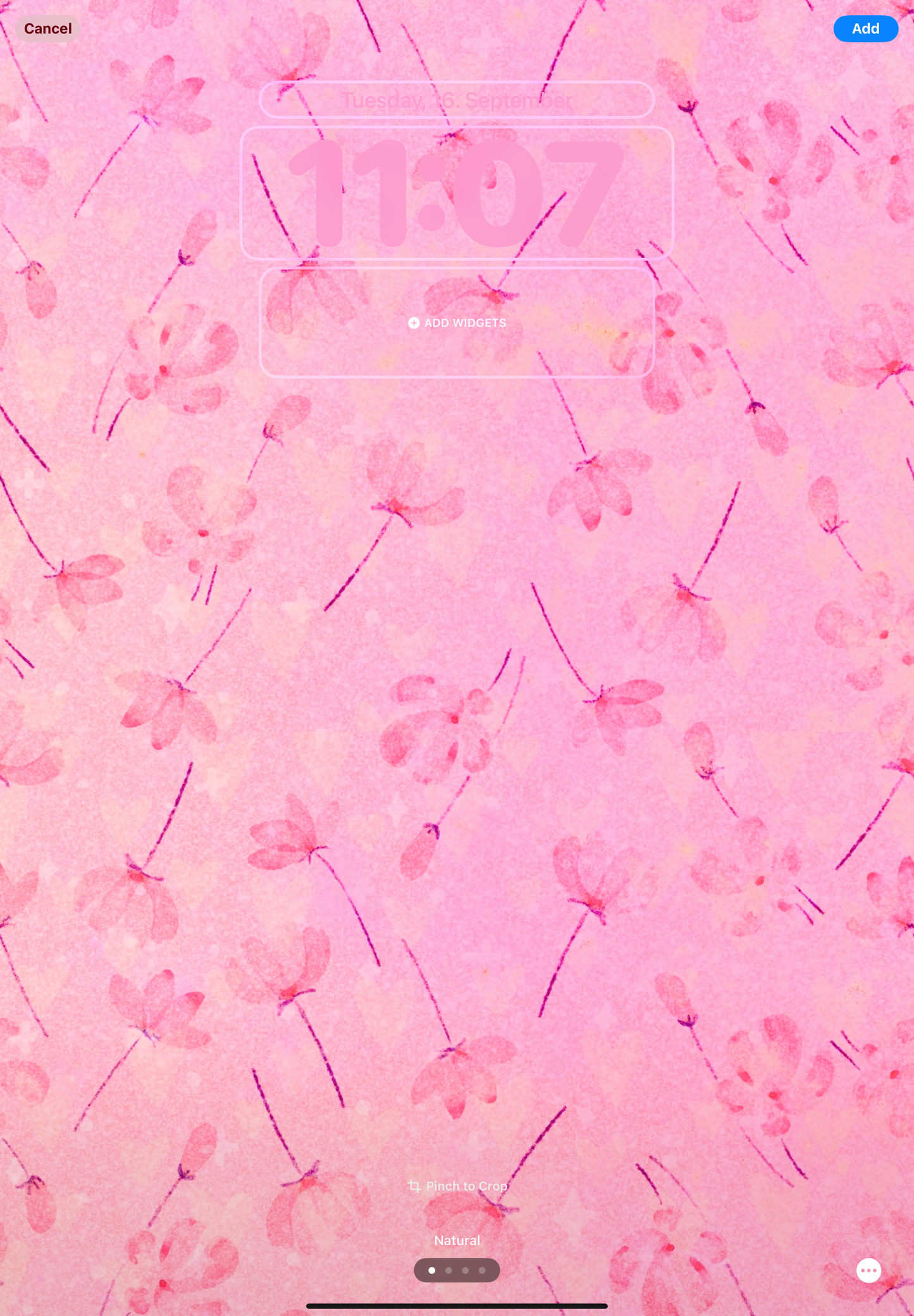 4x Cozy Floral Lockscreen Wallpapers