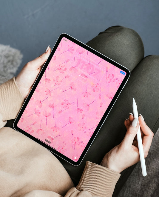 4x Cozy Floral Lockscreen Wallpapers