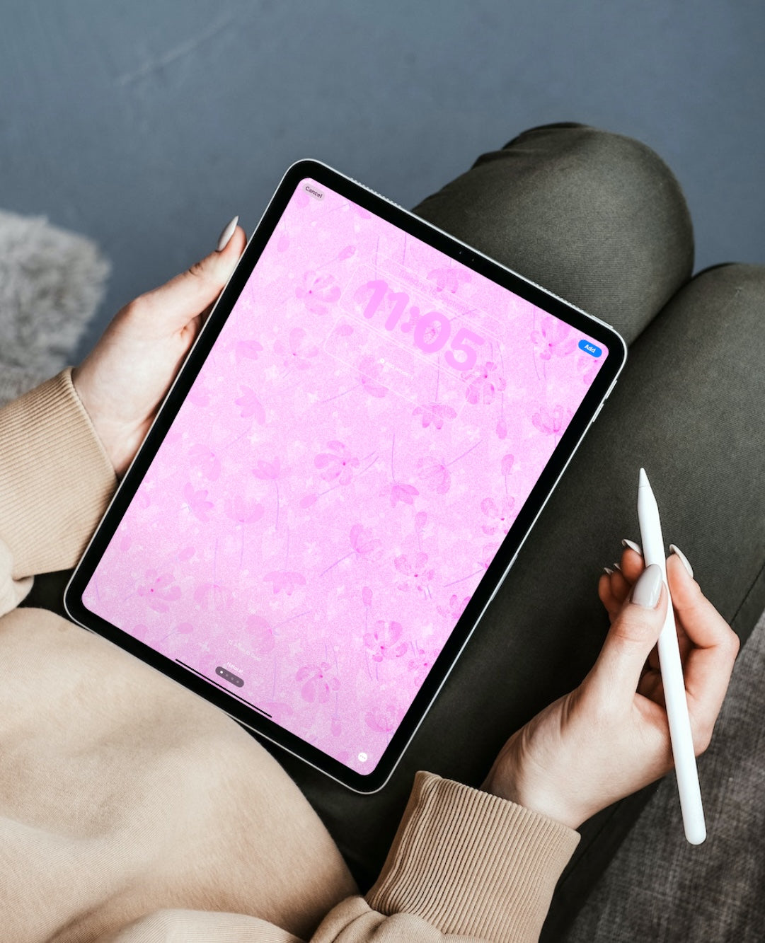 4x Cozy Floral Lockscreen Wallpapers