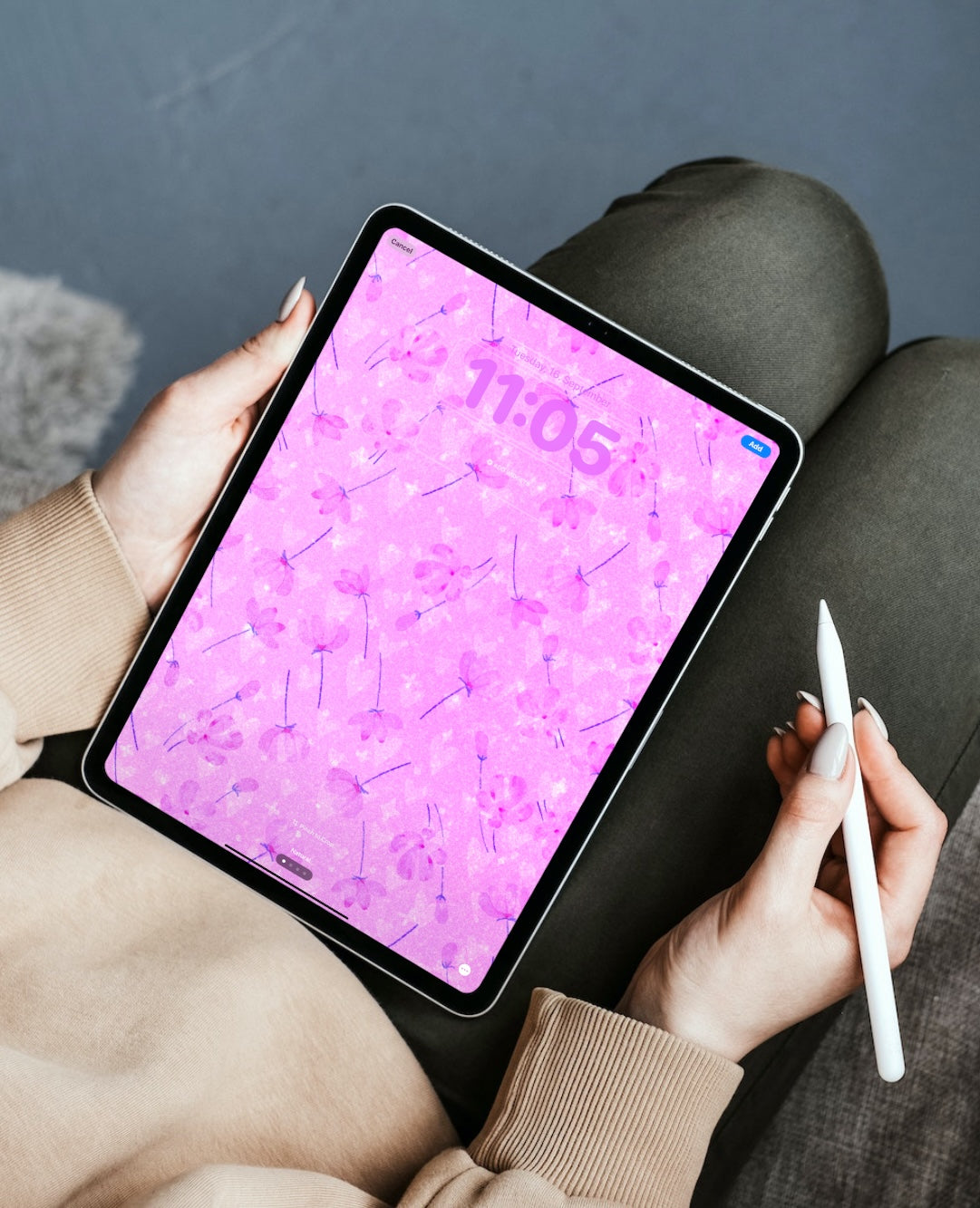 4x Cozy Floral Lockscreen Wallpapers