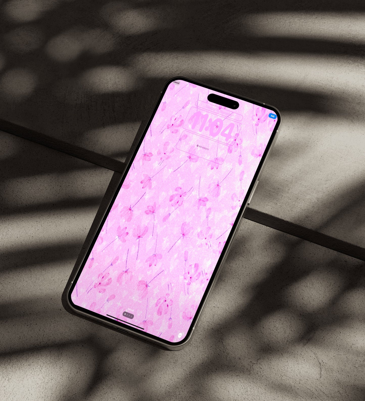4x Cozy Floral Lockscreen Wallpapers