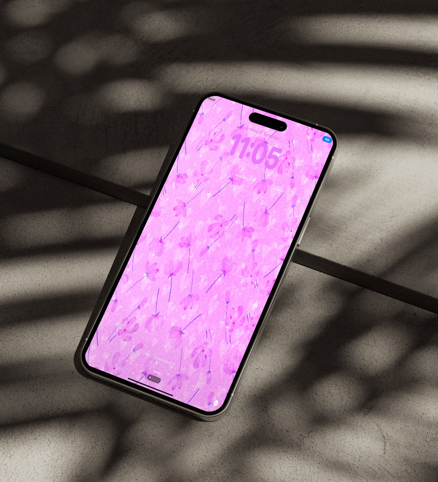 4x Cozy Floral Lockscreen Wallpapers